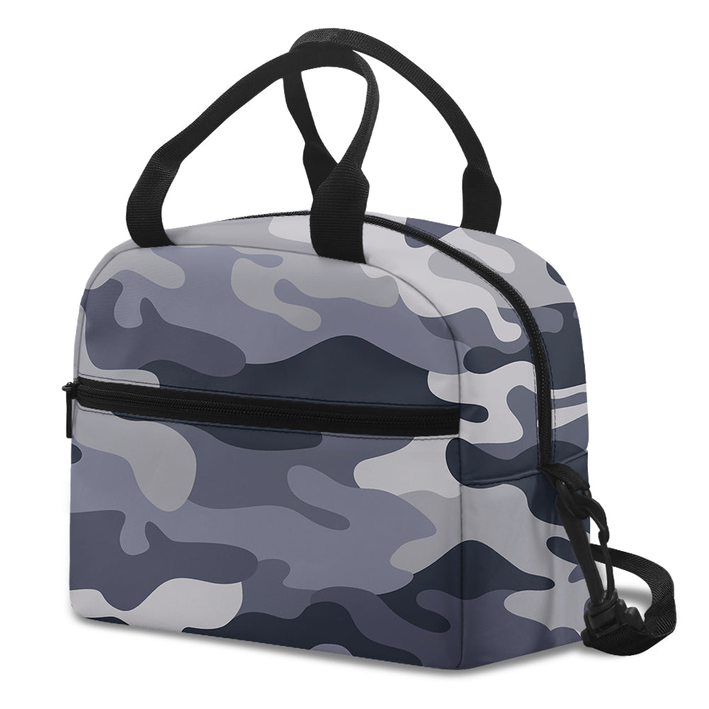 Military Camouflage Army Gray Designed Lunch Bags