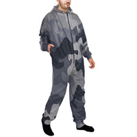 Thumbnail for Military Camouflage Army Gray Designed Jumpsuit for Men & Women