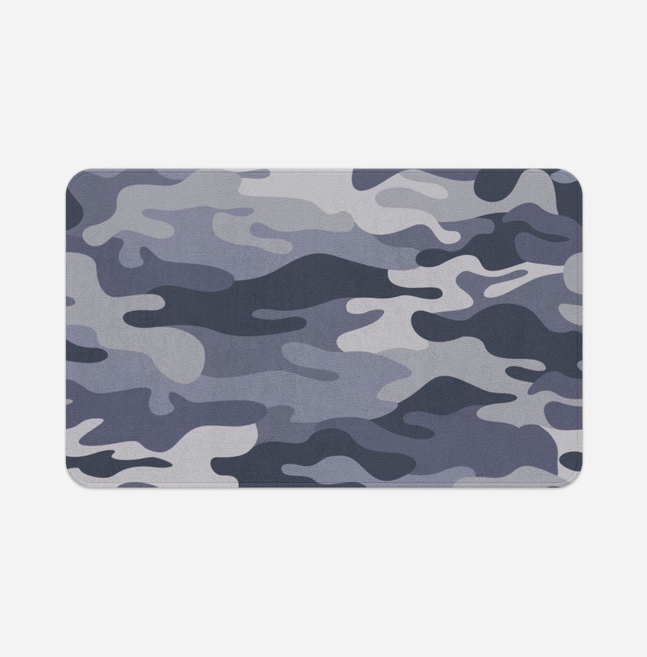 Military Camouflage Army Gray Designed Bath Mats