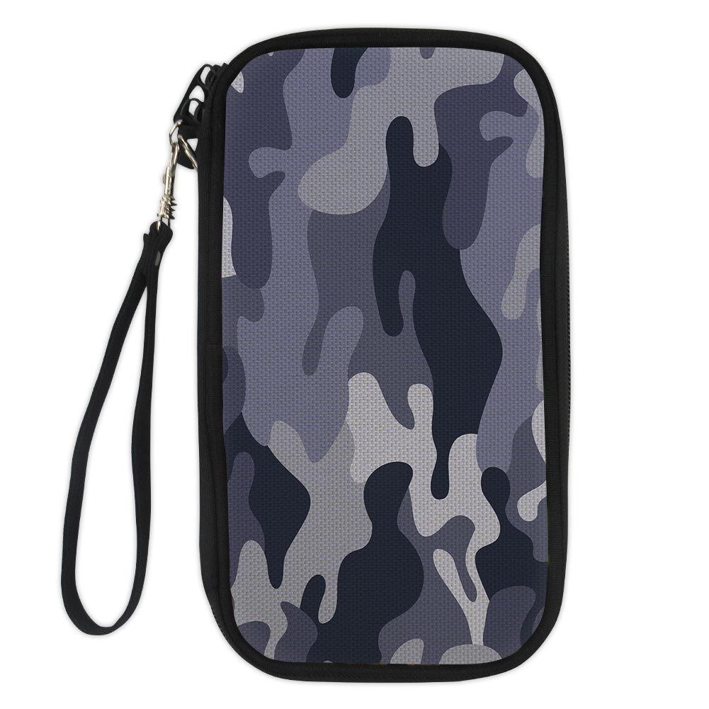 Military Camouflage Army Gray Designed Travel Cases & Wallets