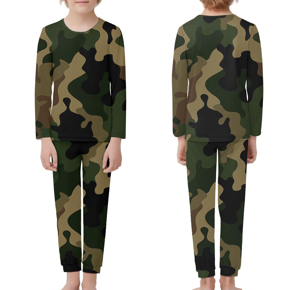 Military Camouflage Army Green Designed "Children" Pijamas