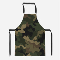 Thumbnail for Military Camouflage Army Green Designed Kitchen Aprons