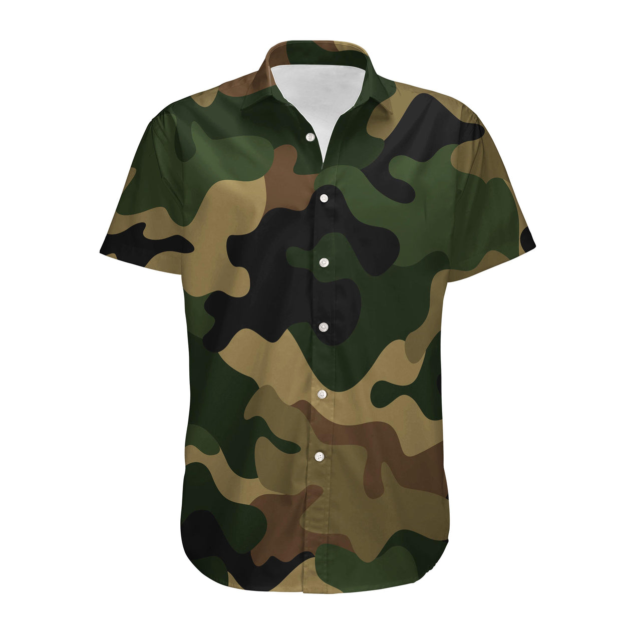 Military Camouflage Army Green Designed 3D Shirts