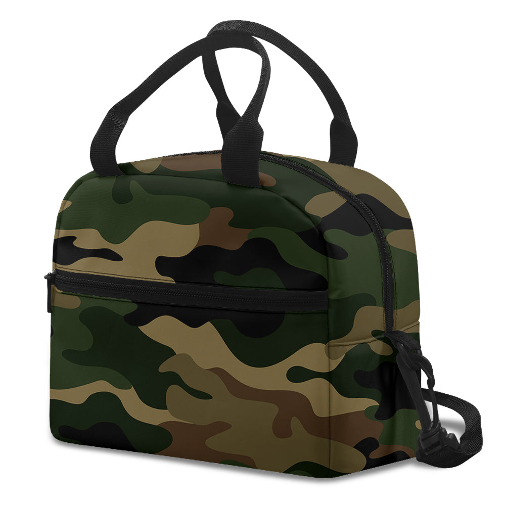 Military Camouflage Army Green Designed Lunch Bags