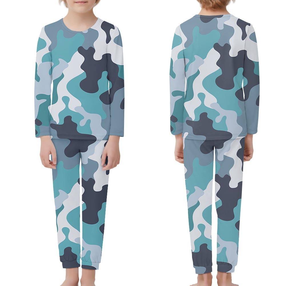 Military Camouflage Green Designed "Children" Pijamas