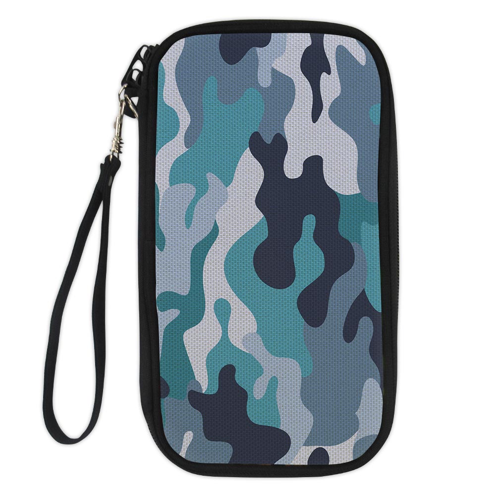 Military Camouflage Green Designed Travel Cases & Wallets