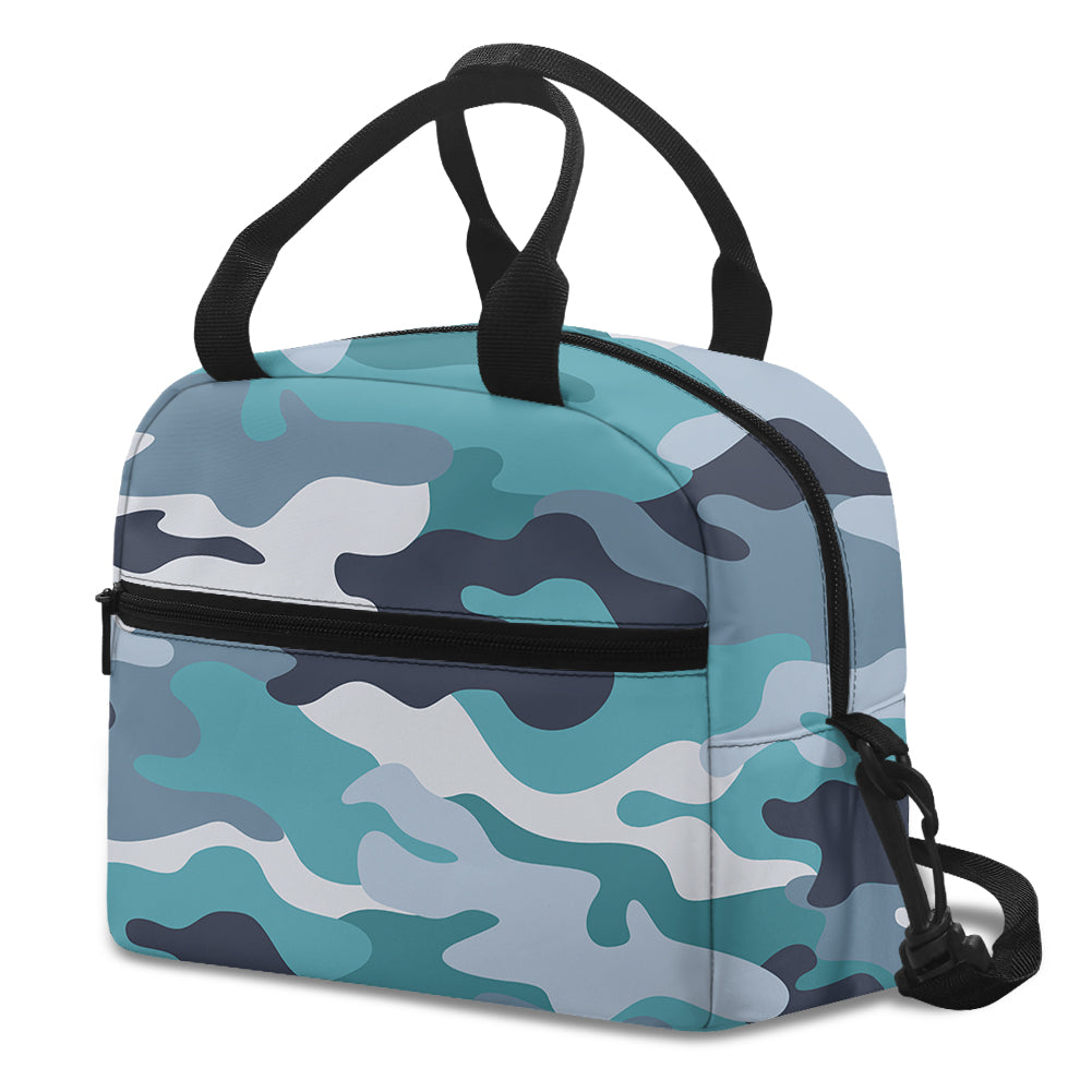Military Camouflage Green Designed Lunch Bags