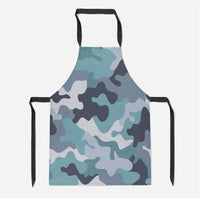 Thumbnail for Military Camouflage Green Designed Kitchen Aprons
