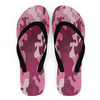 Thumbnail for Military Camouflage Red Designed Slippers (Flip Flops)