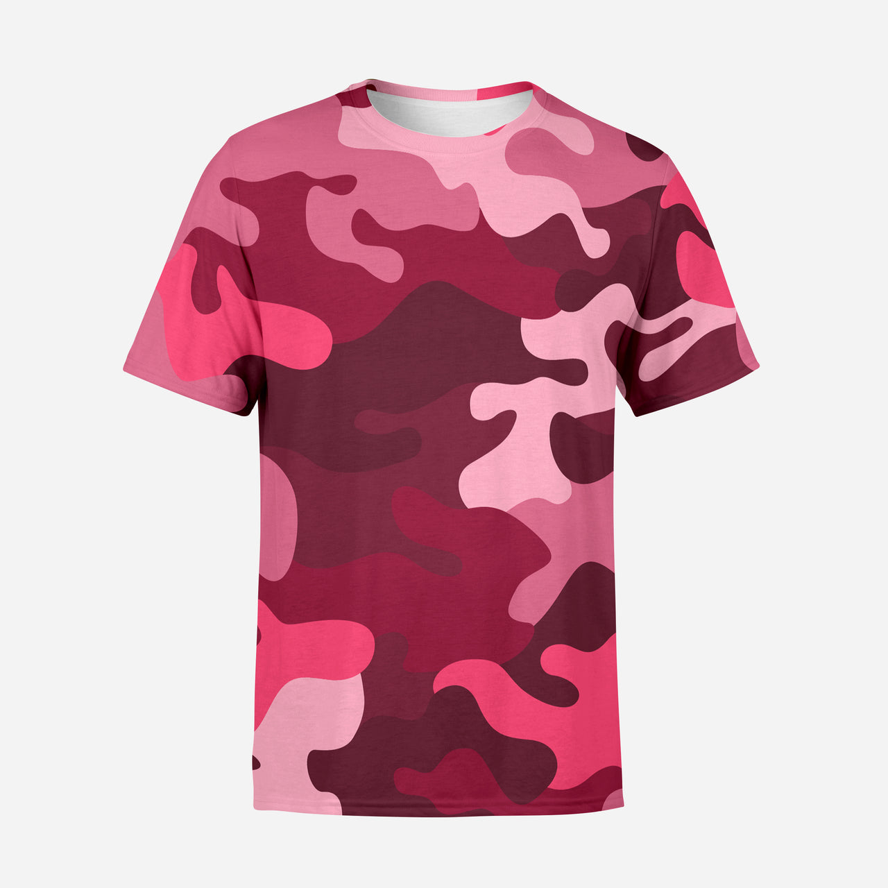 Military Camouflage Red Designed 3D T-Shirts