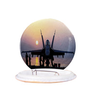 Thumbnail for Military Jet During Sunset Designed Pins