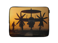 Thumbnail for Military Plane at Sunset Designed Laptop & Tablet Cases