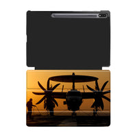 Thumbnail for Military Plane at Sunset Designed Samsung Tablet Cases