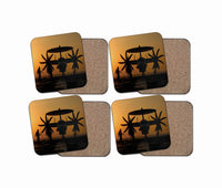 Thumbnail for Military Plane at Sunset Designed Coasters