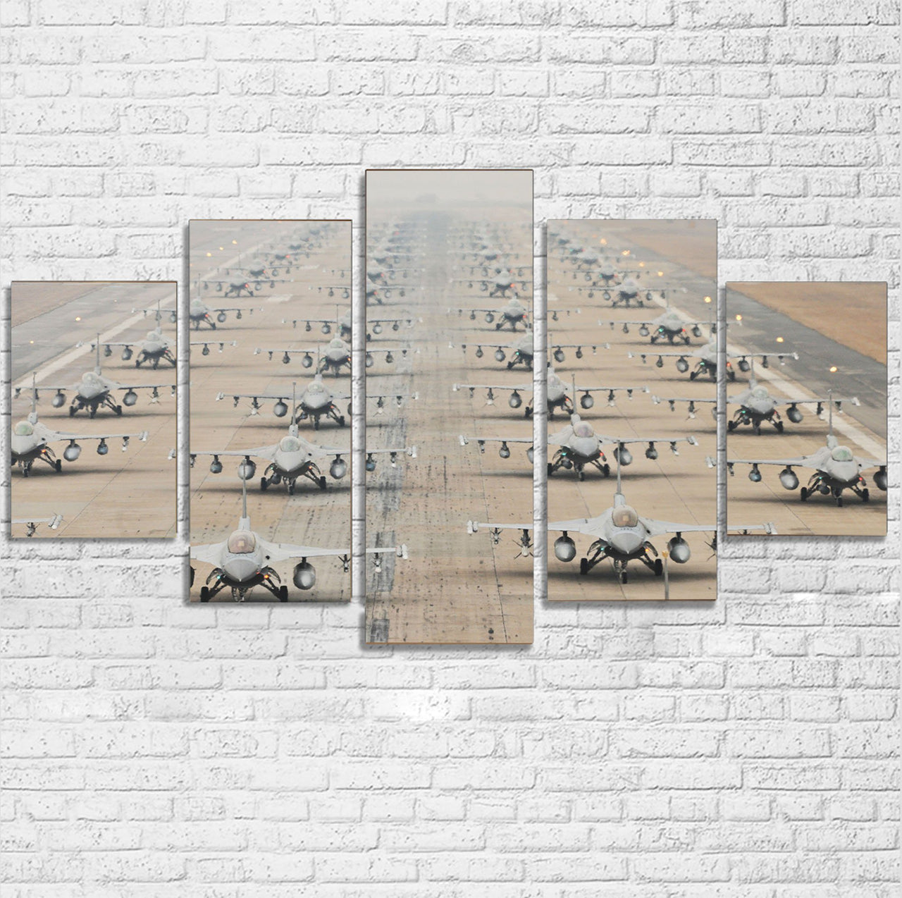 Military Jets Printed Multiple Canvas Poster Aviation Shop 