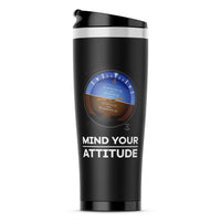 Thumbnail for Mind Your Attitude Designed Travel Mugs