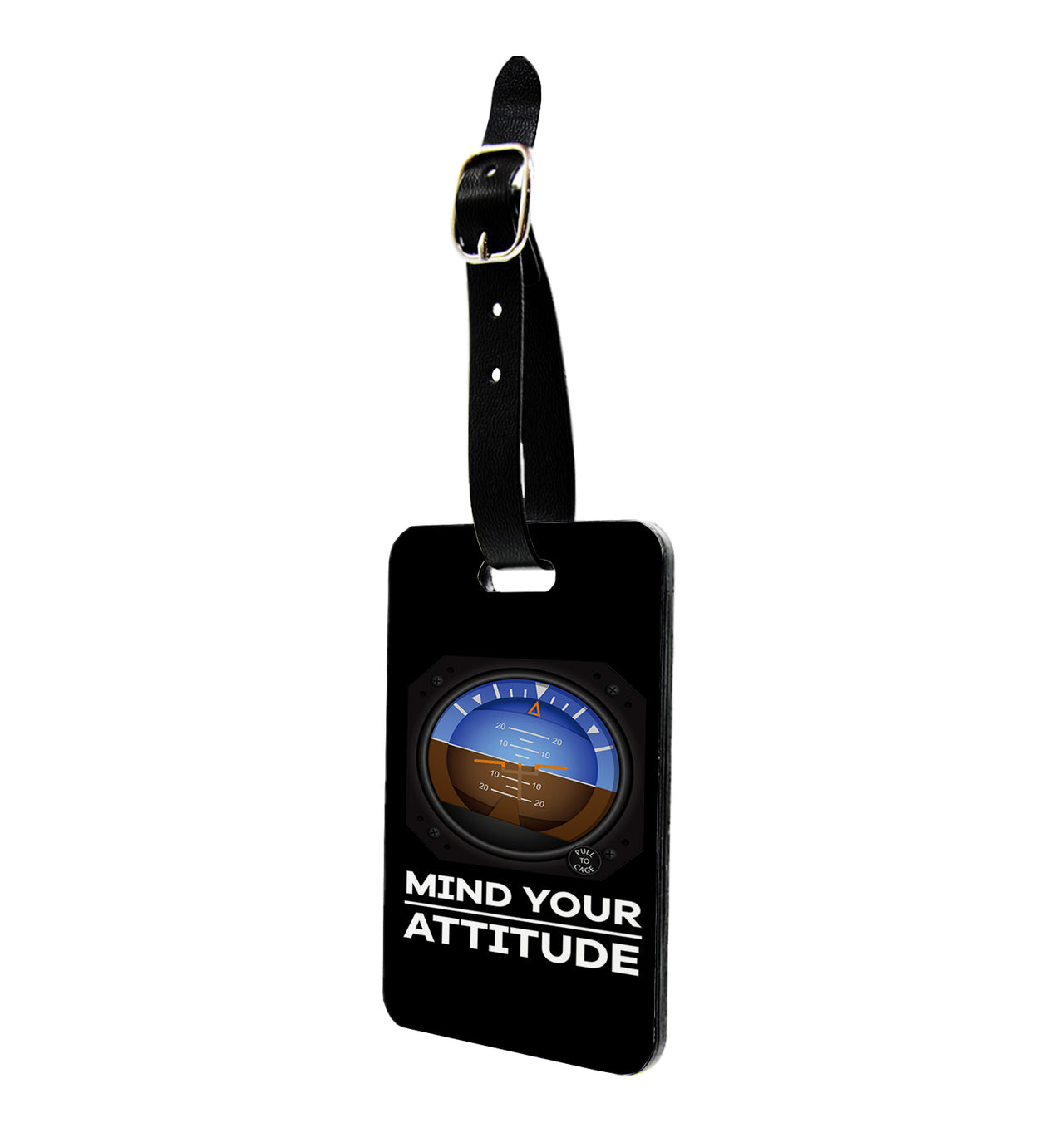 Mind Your Attitude Designed Luggage Tag