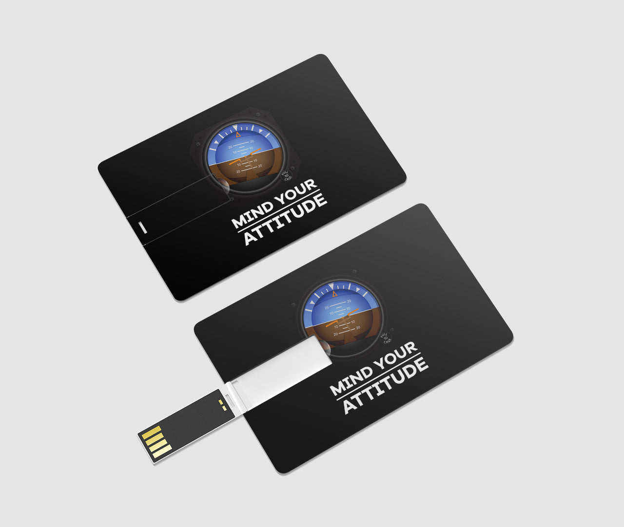 Mind Your Attitude Designed USB Cards
