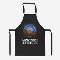 Thumbnail for Mind Your Attitude Designed Kitchen Aprons