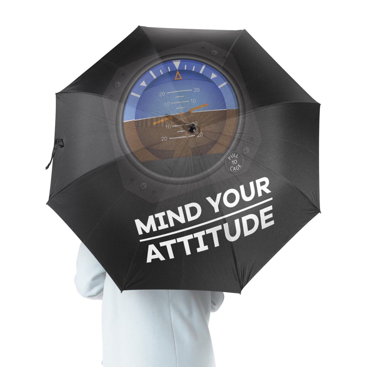Mind Your Attitude Designed Umbrella