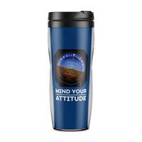 Thumbnail for Mind Your Attitude Designed Travel Mugs