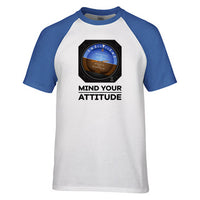 Thumbnail for Mind Your Attitude Designed Raglan T-Shirts