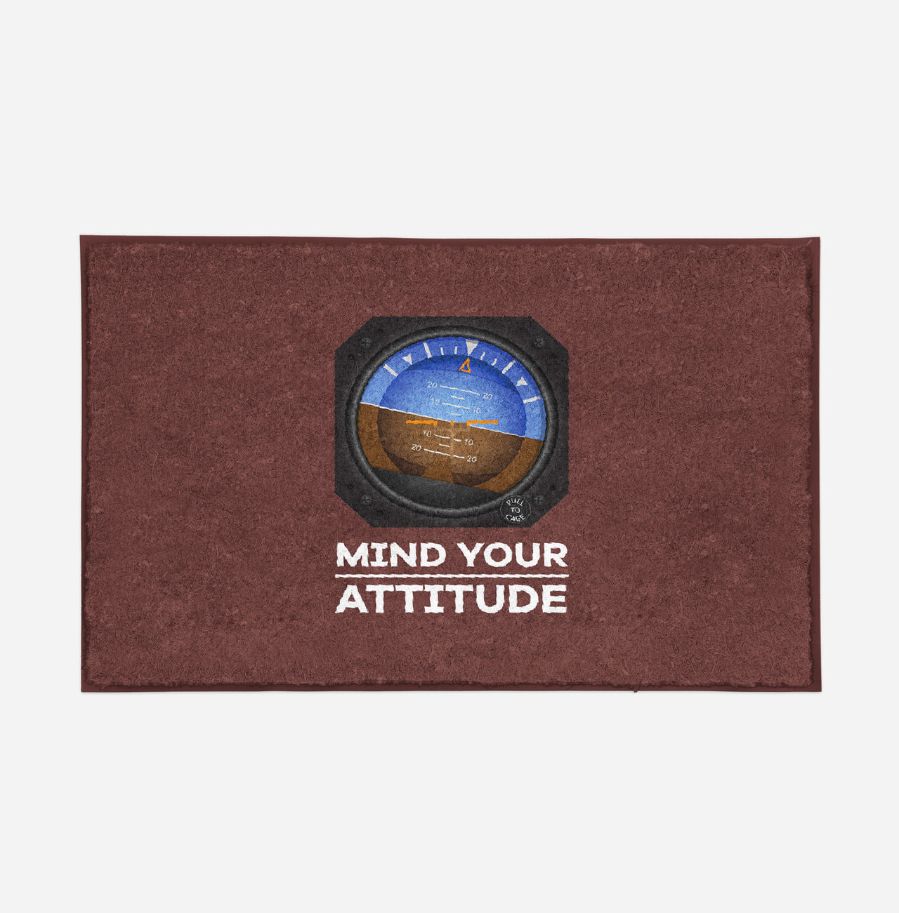 Mind Your Attitude Designed Door Mats