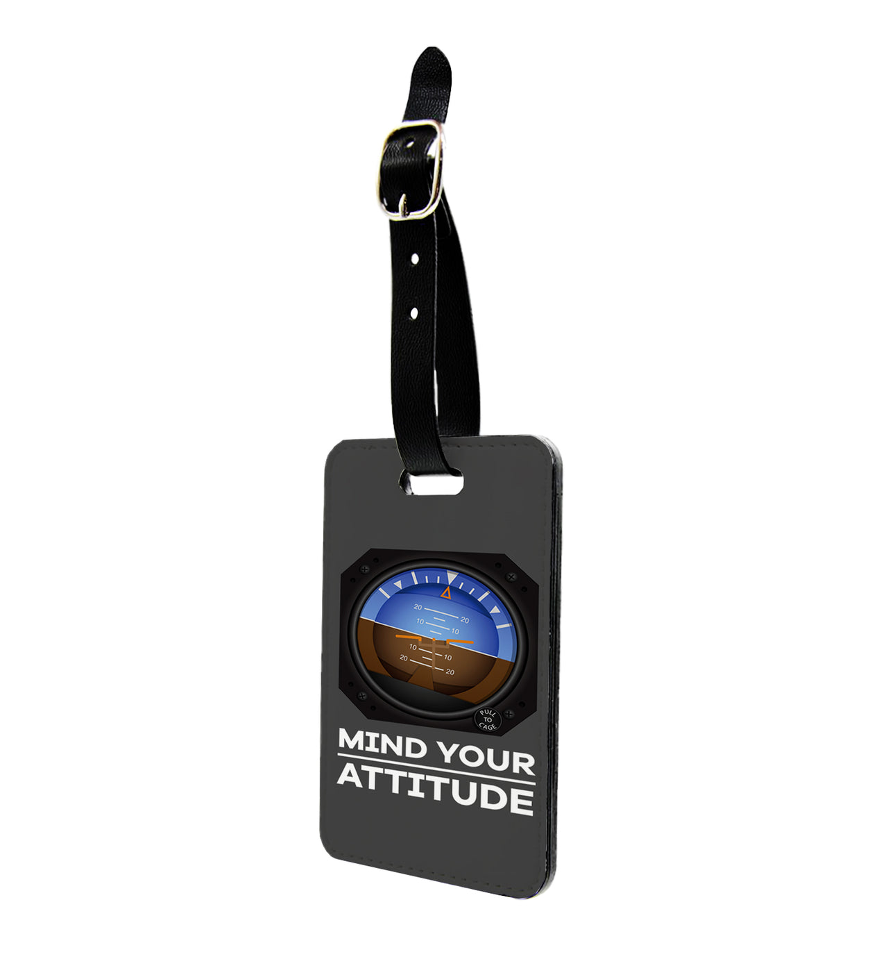 Mind Your Attitude Designed Luggage Tag