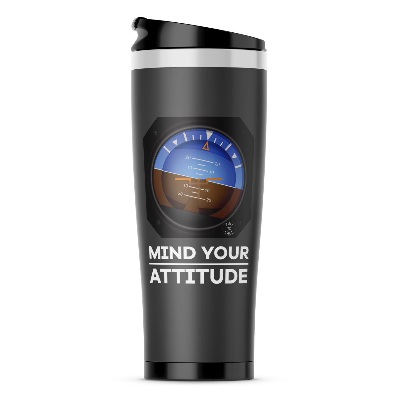 Mind Your Attitude Designed Travel Mugs