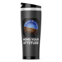 Thumbnail for Mind Your Attitude Designed Travel Mugs