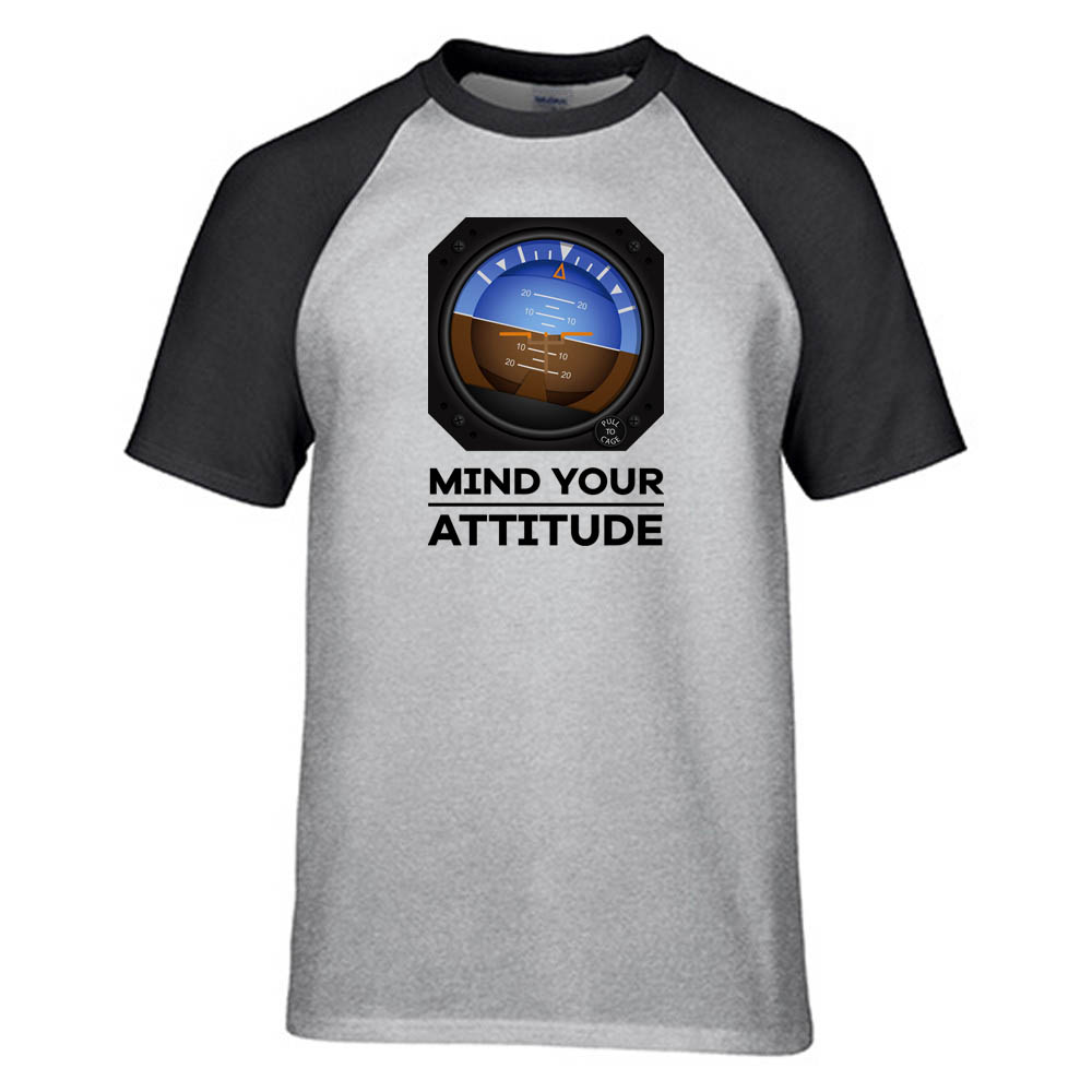 Mind Your Attitude Designed Raglan T-Shirts