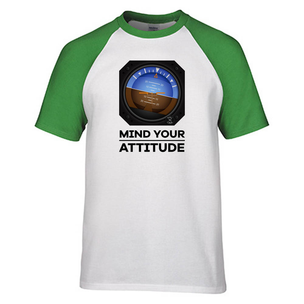 Mind Your Attitude Designed Raglan T-Shirts