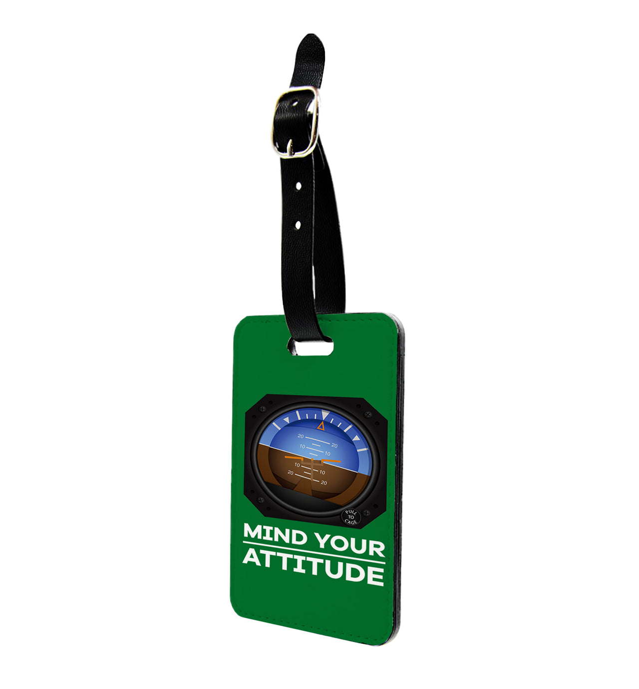 Mind Your Attitude Designed Luggage Tag