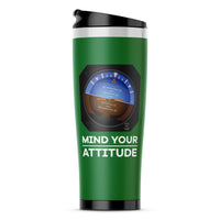 Thumbnail for Mind Your Attitude Designed Travel Mugs