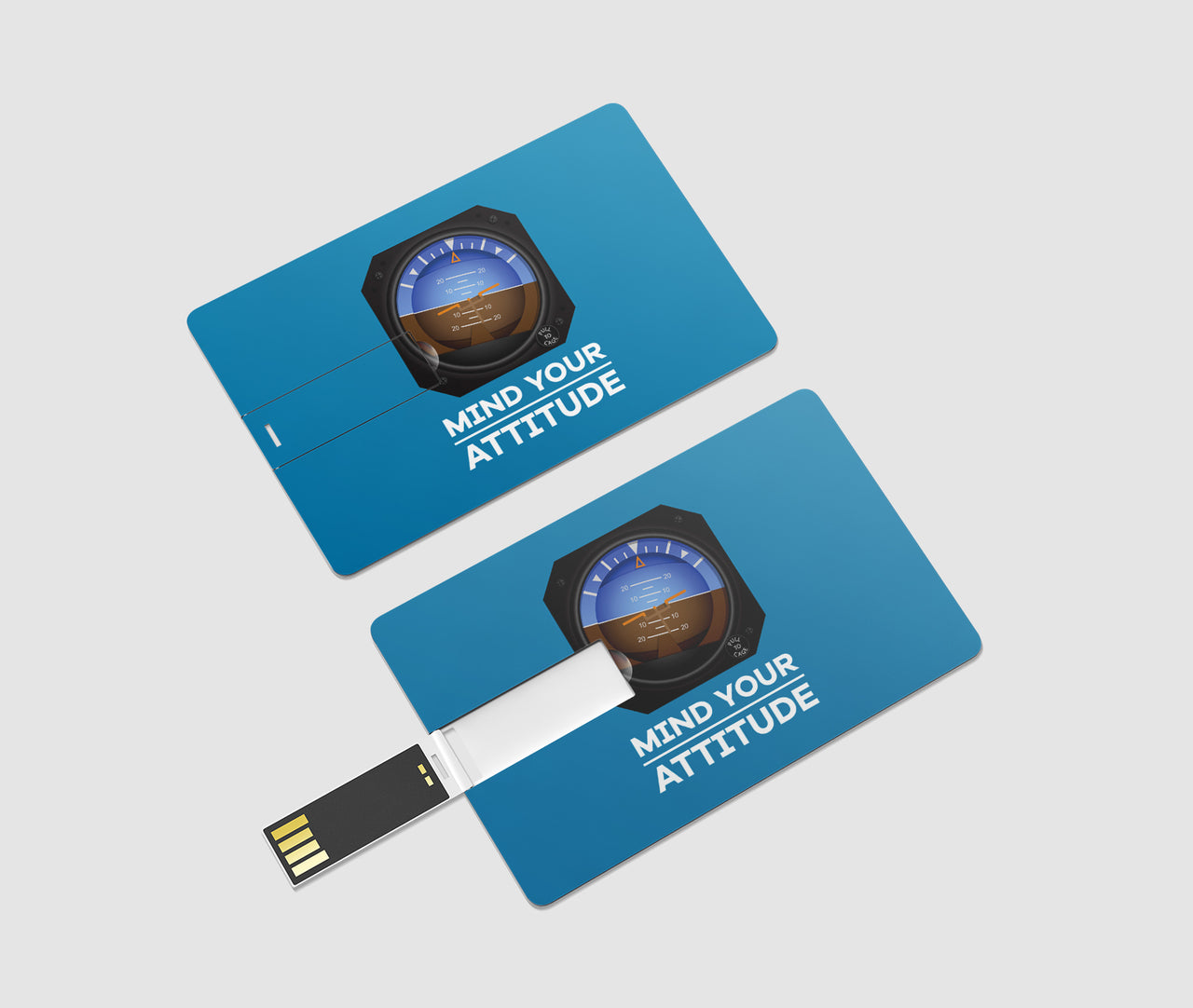 Mind Your Attitude Designed USB Cards