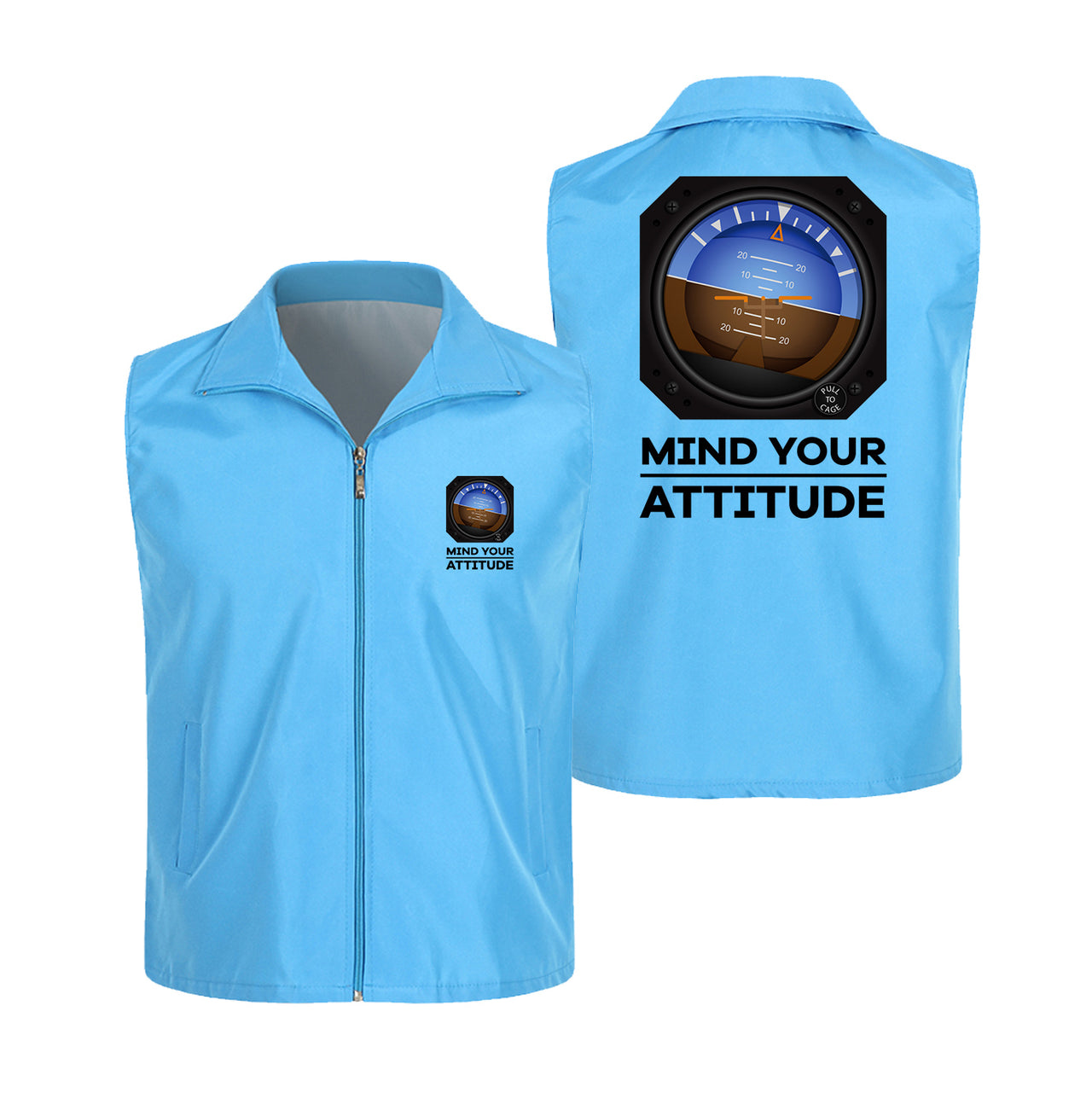 Mind Your Attitude Designed Thin Style Vests