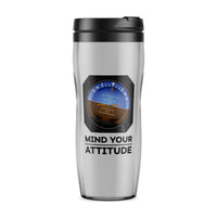 Thumbnail for Mind Your Attitude Designed Travel Mugs