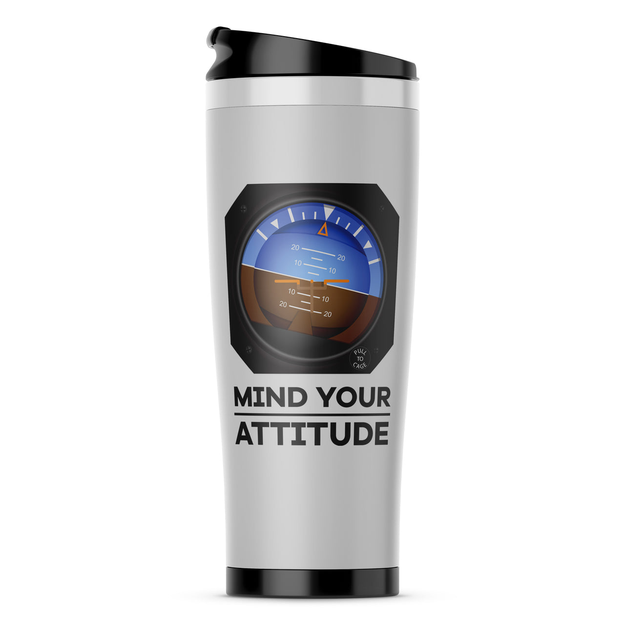 Mind Your Attitude Designed Travel Mugs