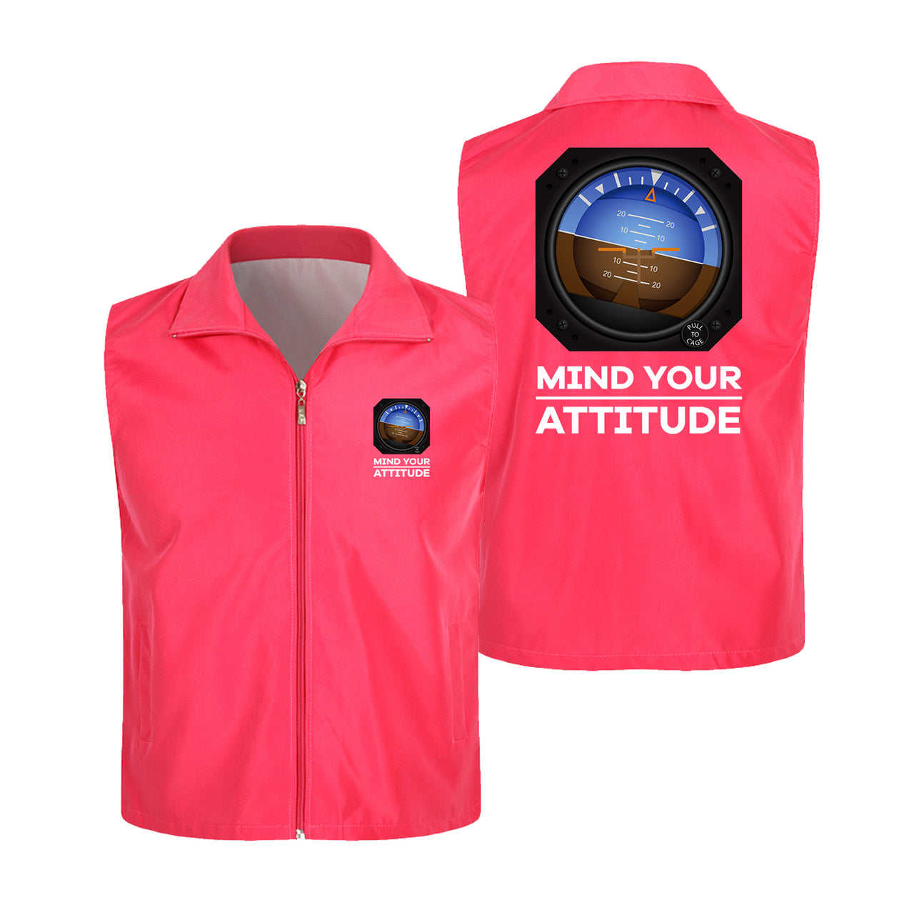 Mind Your Attitude Designed Thin Style Vests