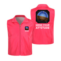 Thumbnail for Mind Your Attitude Designed Thin Style Vests