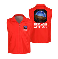 Thumbnail for Mind Your Attitude Designed Thin Style Vests