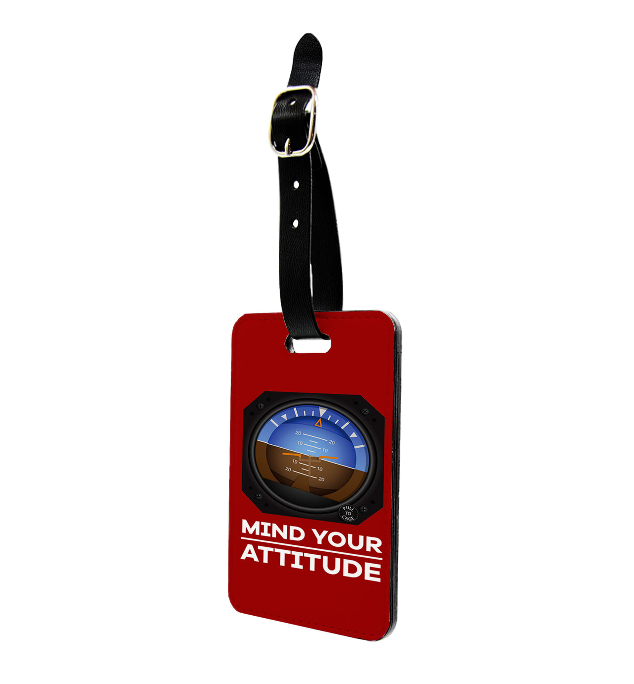 Mind Your Attitude Designed Luggage Tag