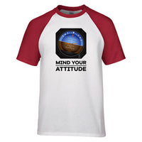 Thumbnail for Mind Your Attitude Designed Raglan T-Shirts