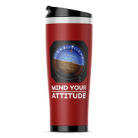 Thumbnail for Mind Your Attitude Designed Travel Mugs