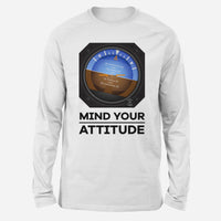 Thumbnail for Mind Your Attitude Designed Long-Sleeve T-Shirts