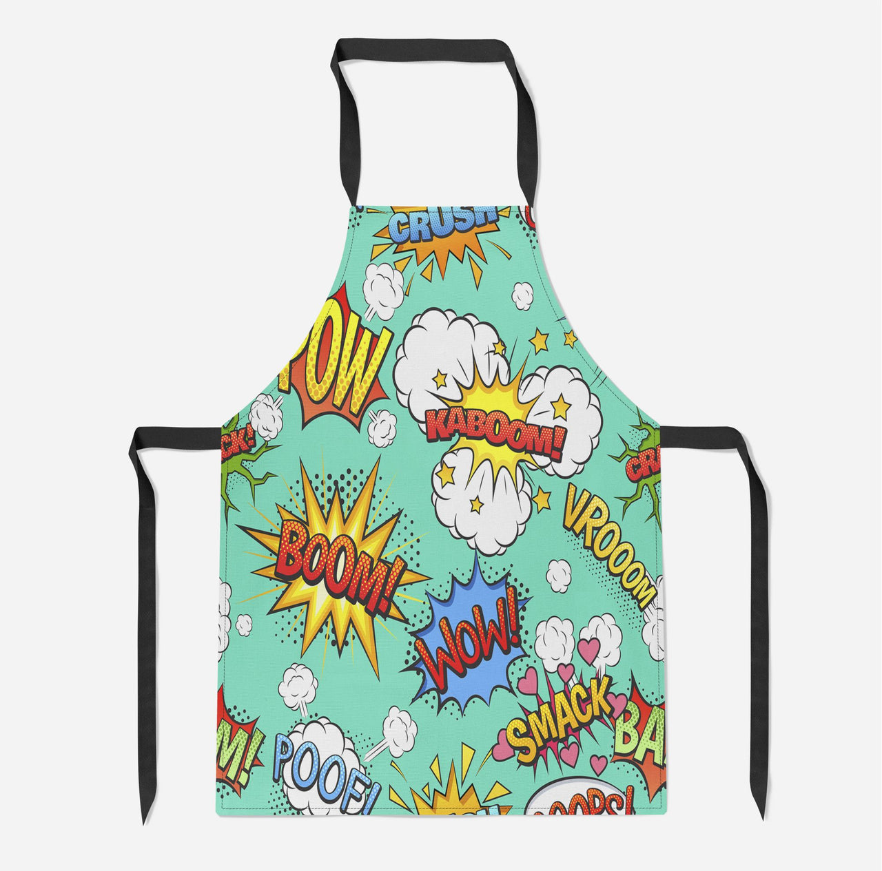 Mixed Comics Designed Kitchen Aprons