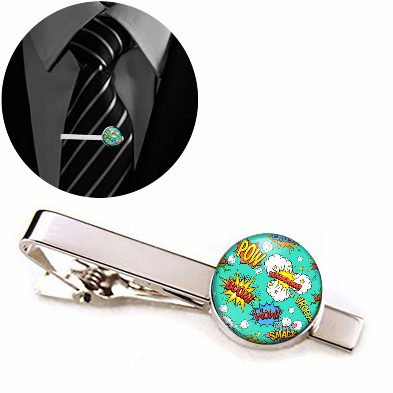 Mixed Comics Designed Tie Clips