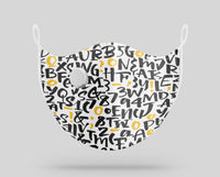 Thumbnail for Mixed Letters Designed Face Masks