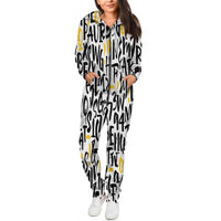 Thumbnail for Mixed Letters Designed Jumpsuit for Men & Women
