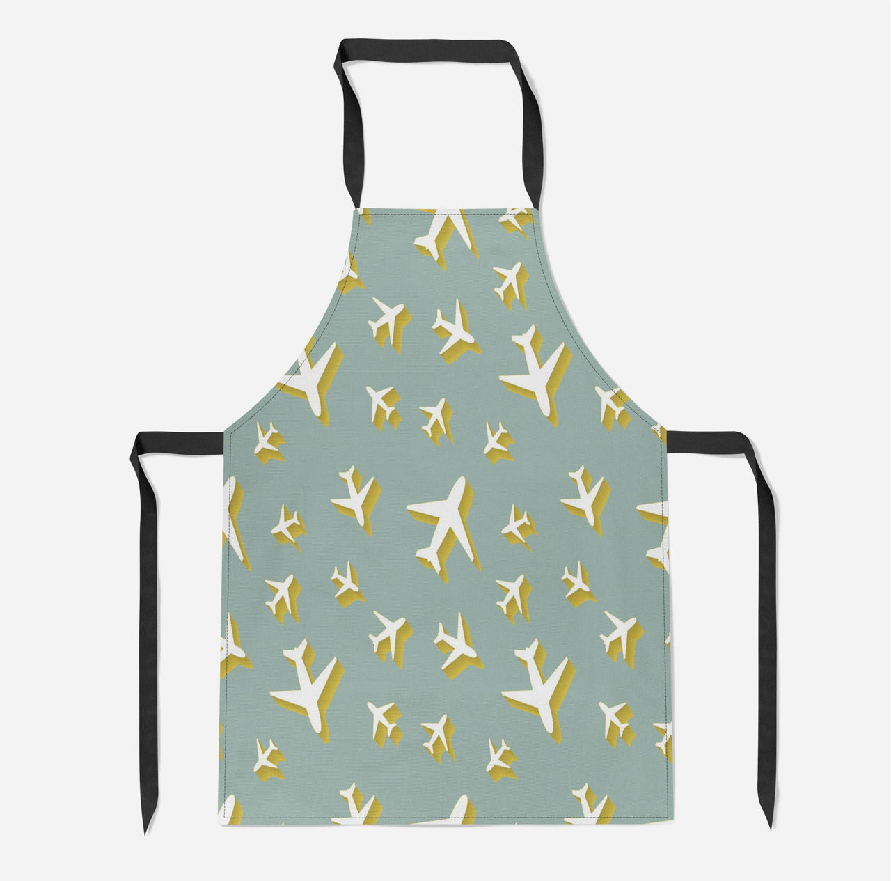 Mixed Size Airplanes Designed Kitchen Aprons